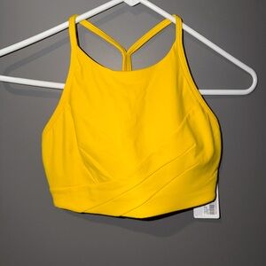NEW Lululemon Yellow Sports Bra